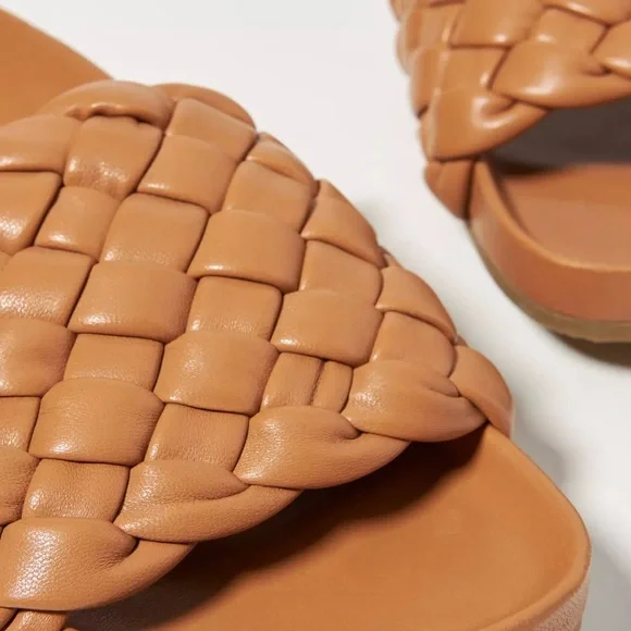 Loeffler Randall Woven Slide Sandals - Picture 3 of 10